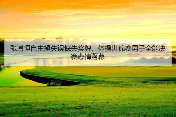 张博恒自由操失误憾失奖牌，体操世锦赛男子全能决赛悲情落幕